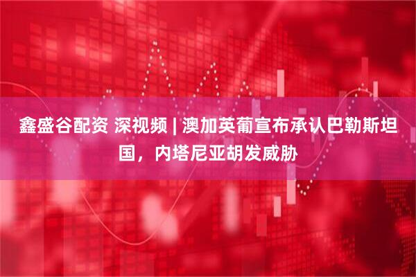 鑫盛谷配资 深视频 | 澳加英葡宣布承认巴勒斯坦国，内塔尼亚胡发威胁